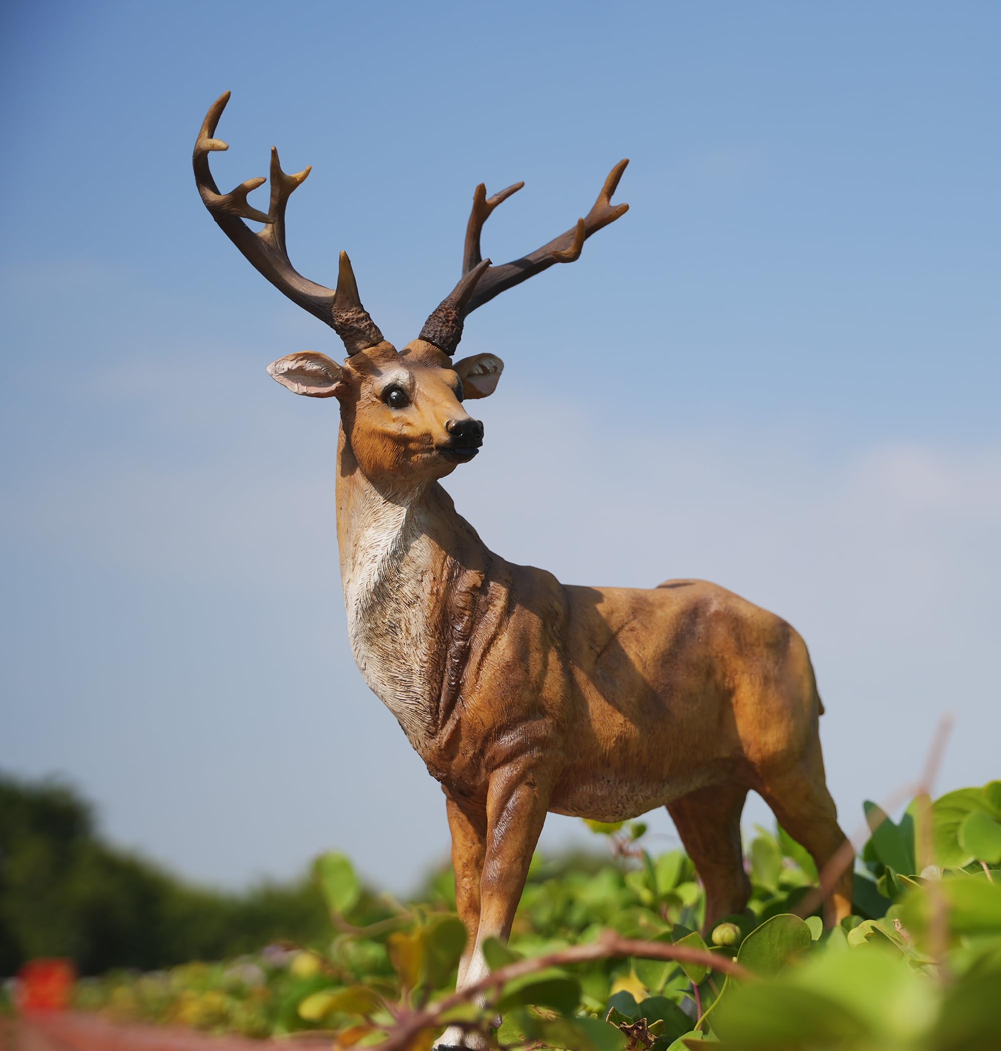 Amazon.com: XTAPAN Resin 20.6 Inch Height Standing Deer Statue